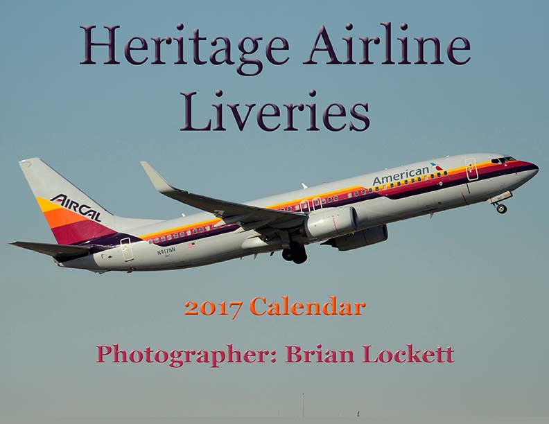 Lockett Books Calendar Catalog: Heritage Airline Liveries